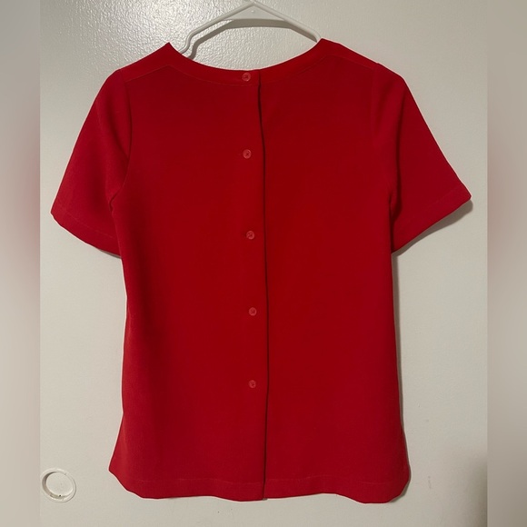 Madewell red blouse - Picture 2 of 2